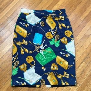 Vintage Pencil Skirt, Size Small